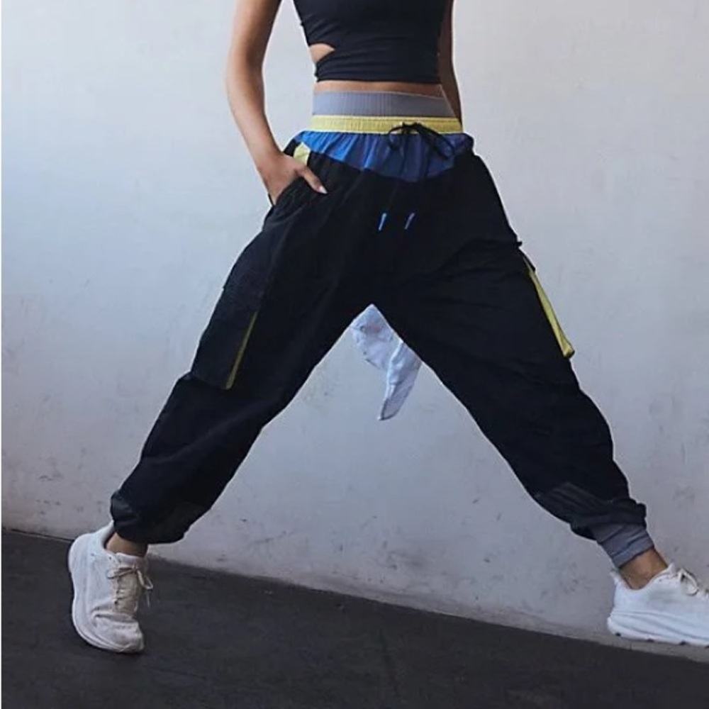 Free People Movement Spring Forward Jogger Pants | NWOT | Size XS | Black Combo